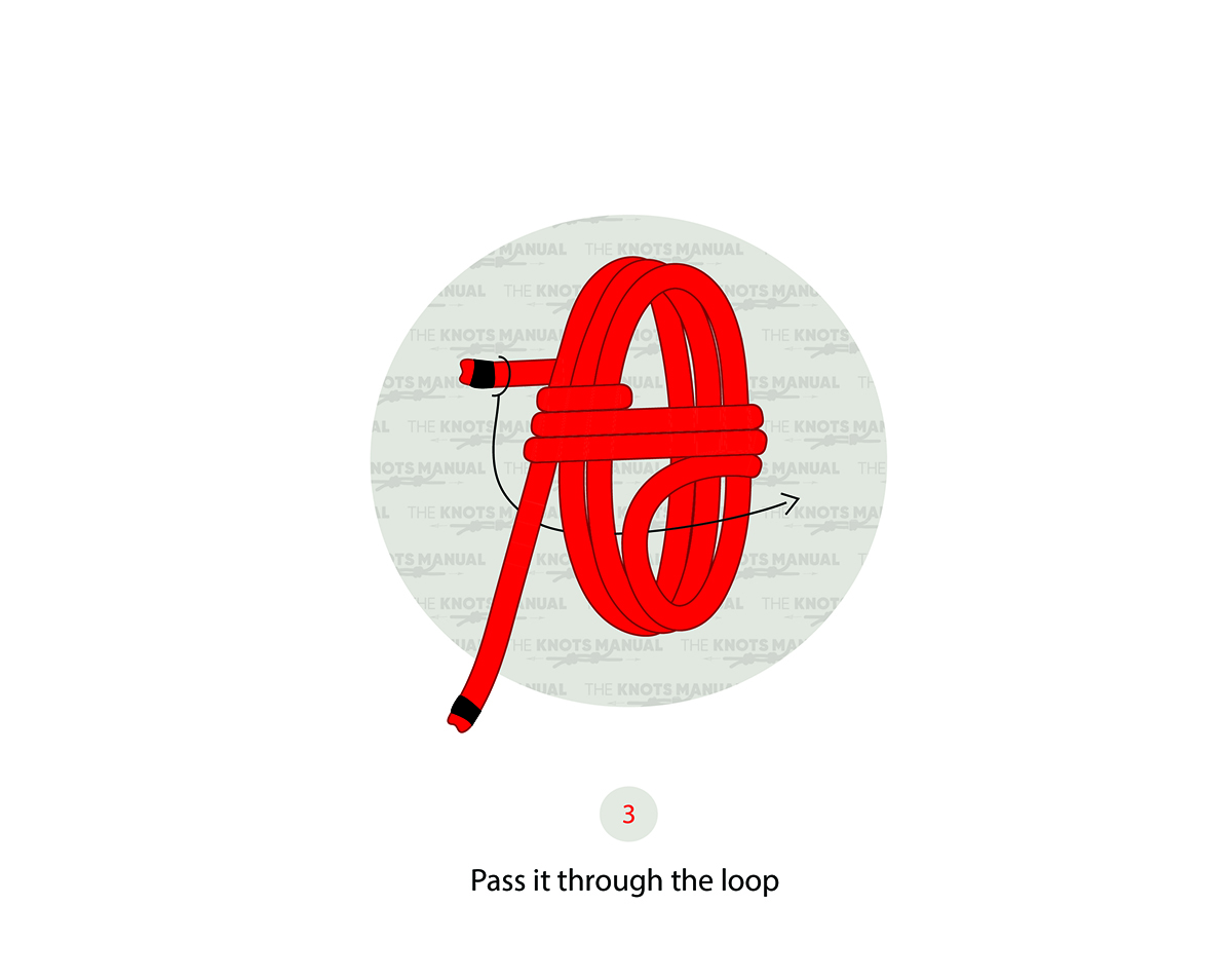 Monkey Fist Knot_step3