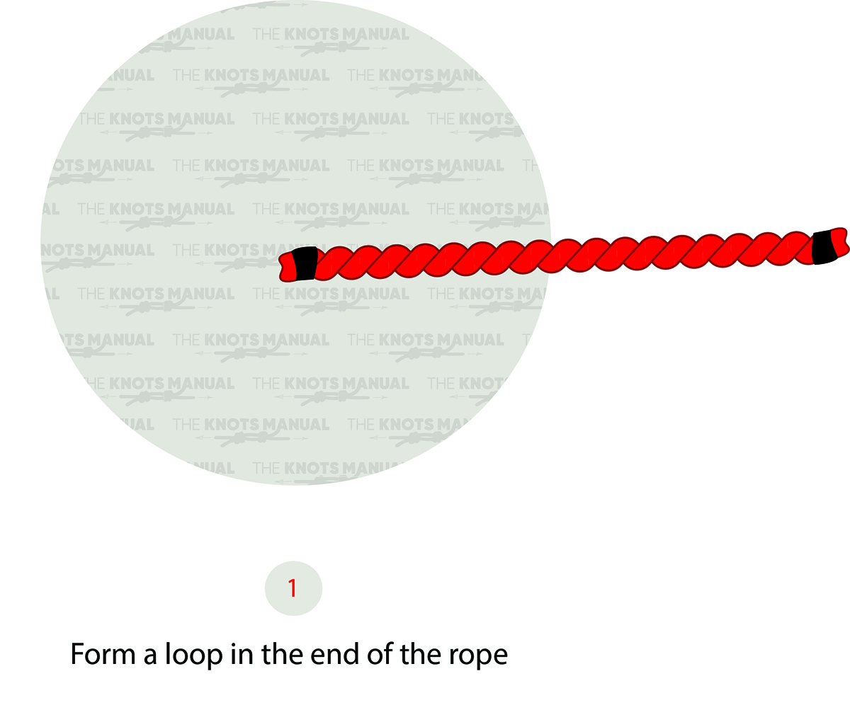 Noose Knot step 1
