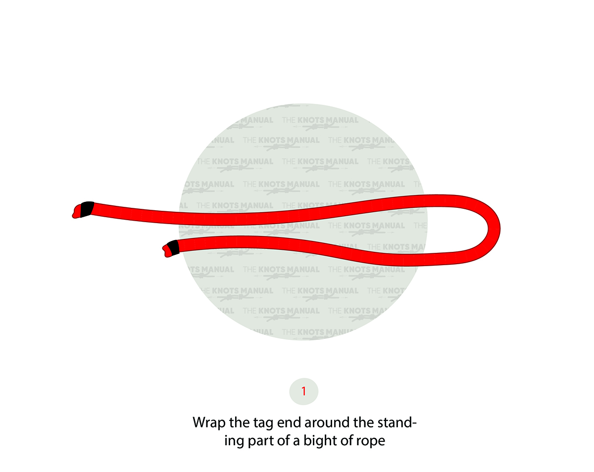 How To Tie A Scaffold Knot Step 1