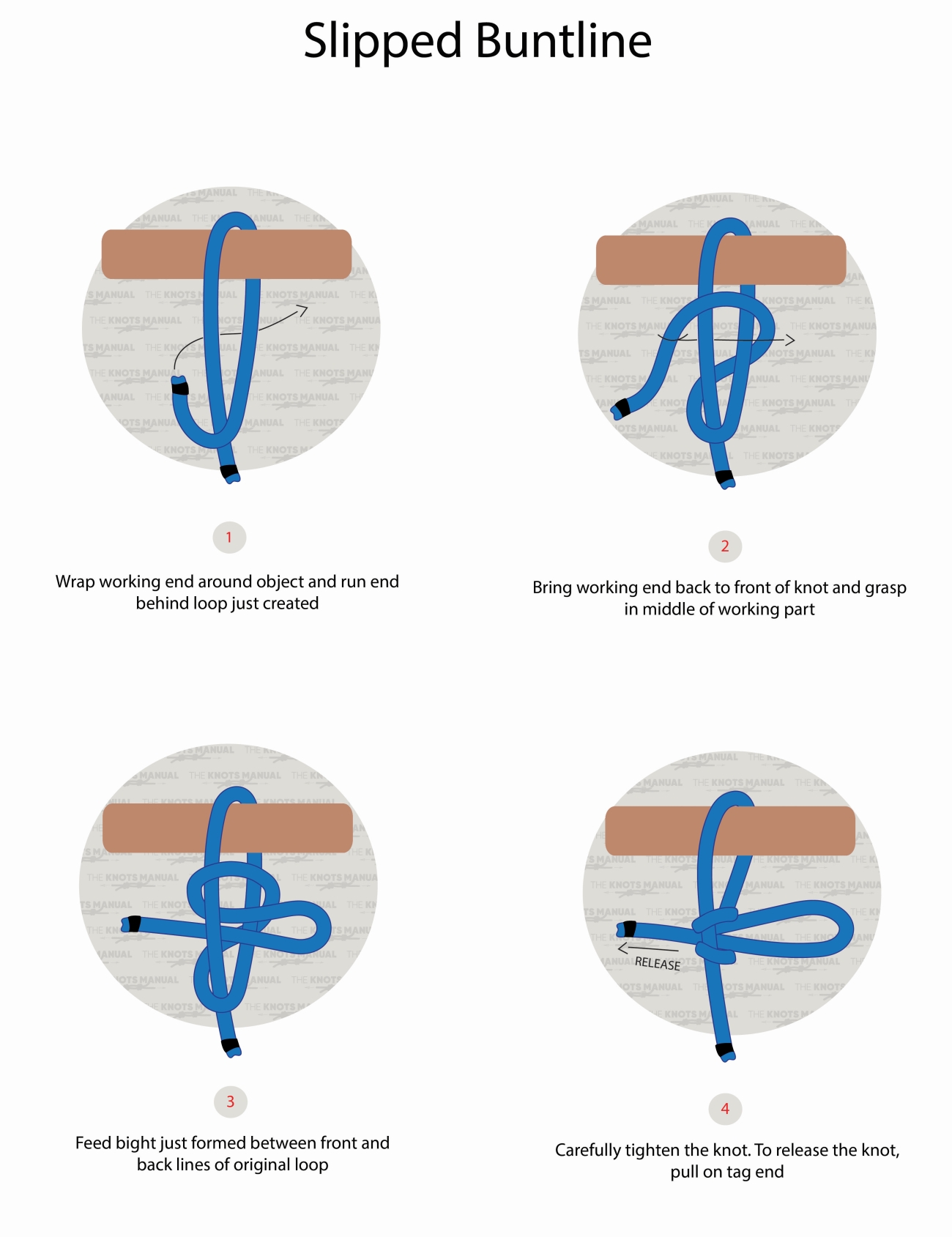 How to tie the Slipped Buntline
