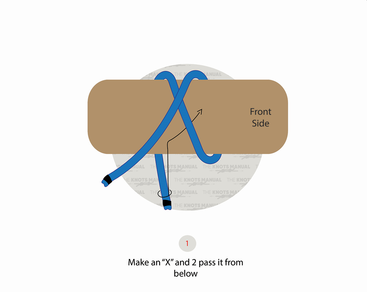 Turk’s Head Knot step 1