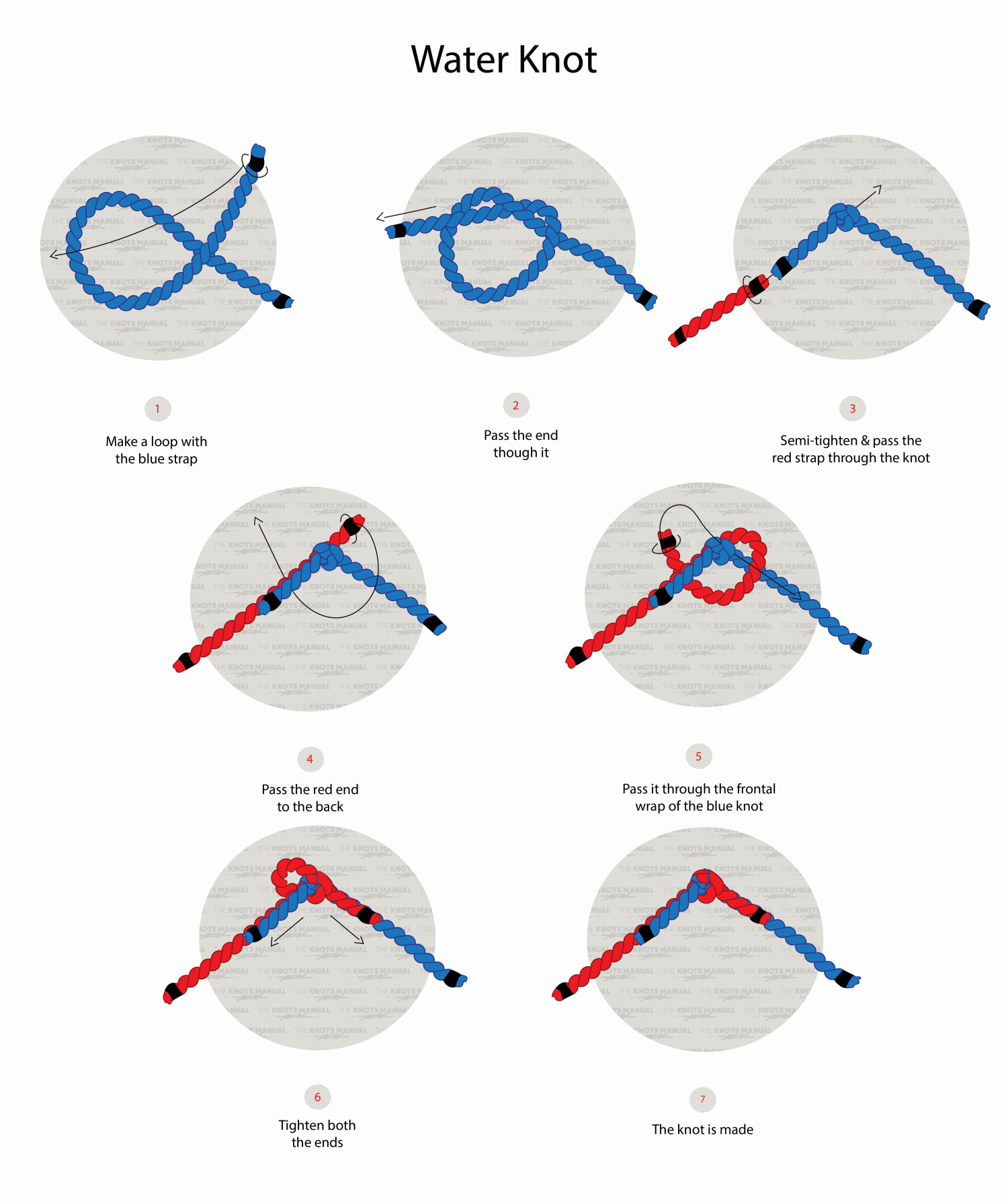 Water Knot Step By Step