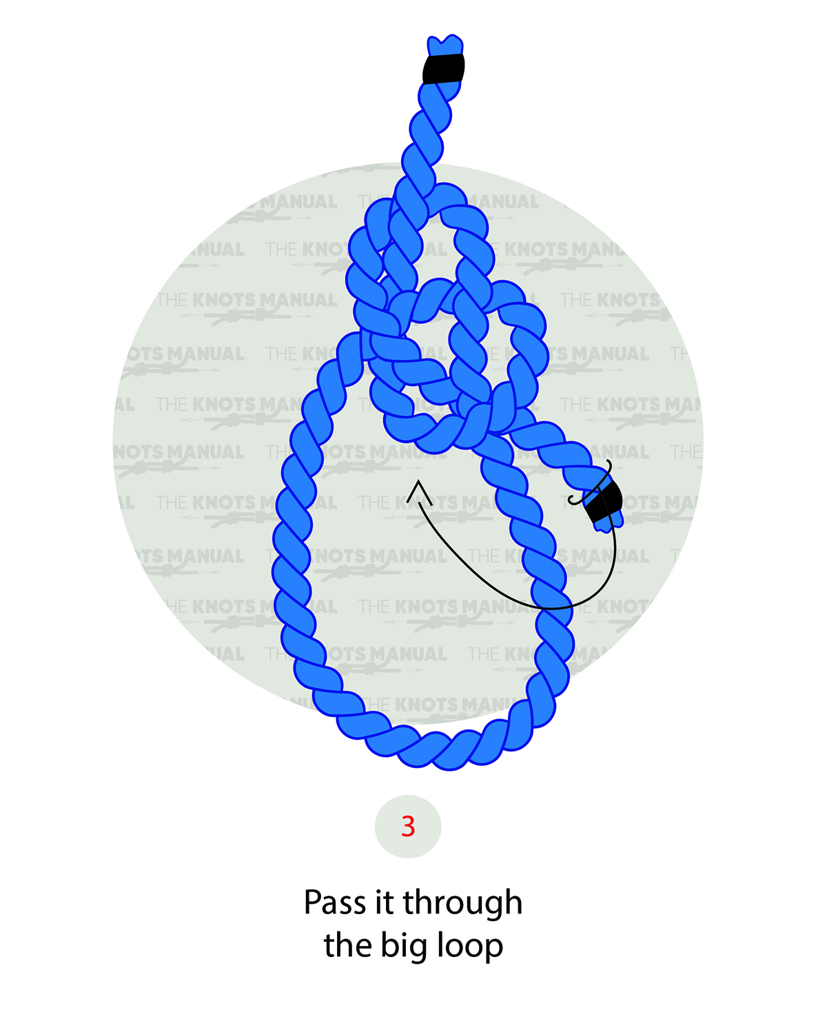 Yosemite Bowline Knot - Step 3