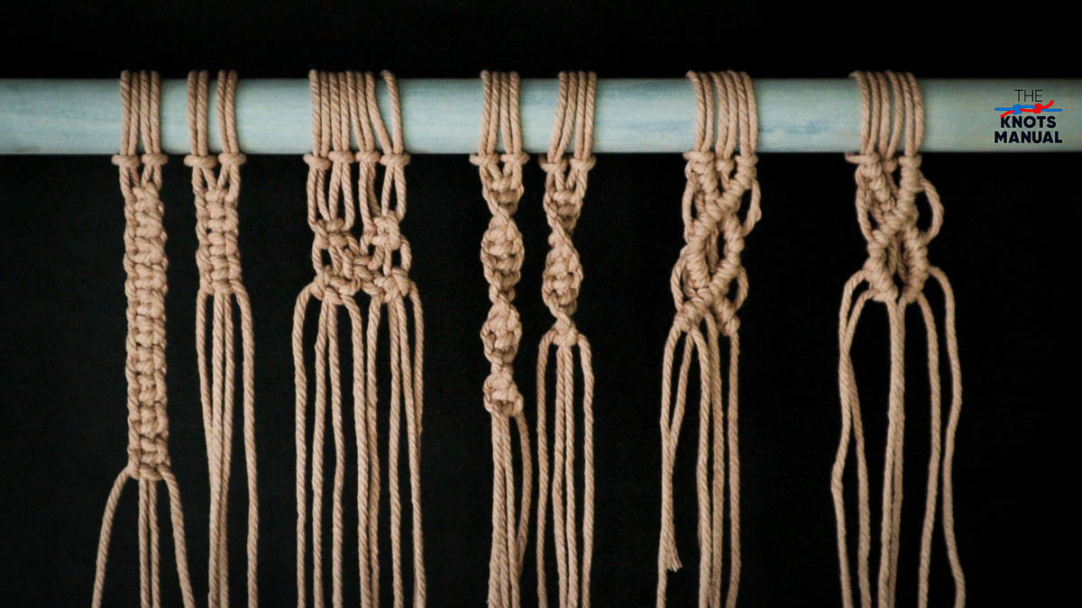 Double Macrame Half Hitch Knot Step 10