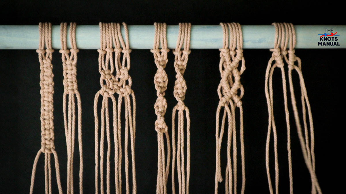 Double Macrame Half Hitch Knot Step 7