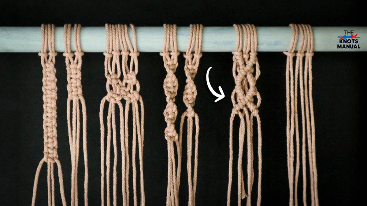 Double Macrame Half Hitch Knot