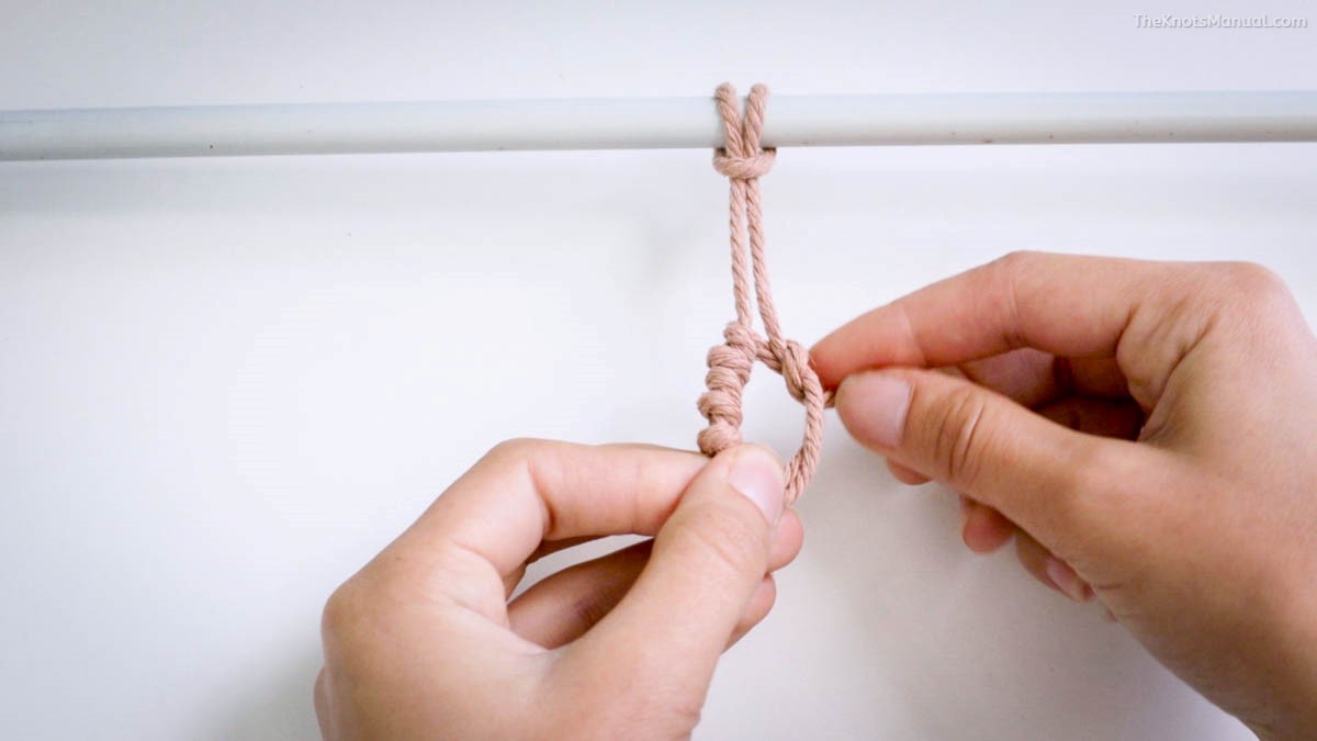 Coil End Knot Step 4