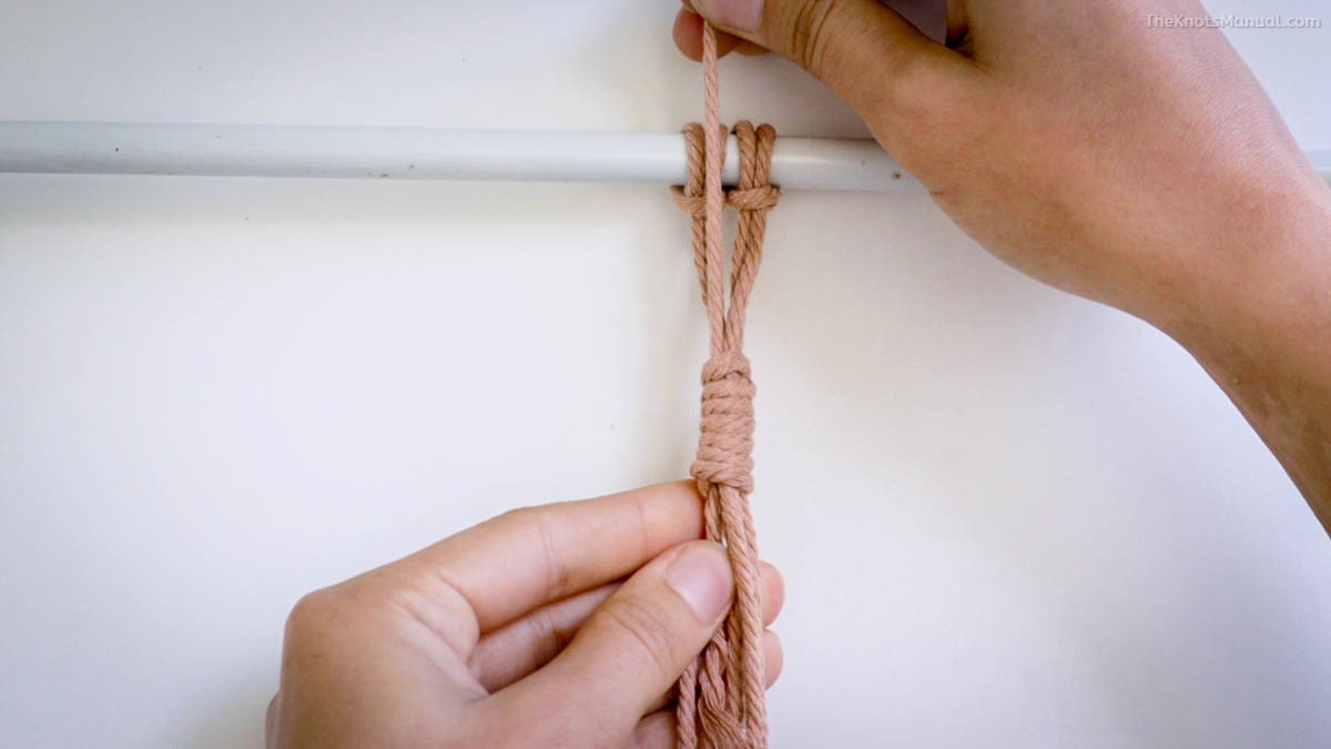 Gathering Knot (Wrapping Knot) Step 6