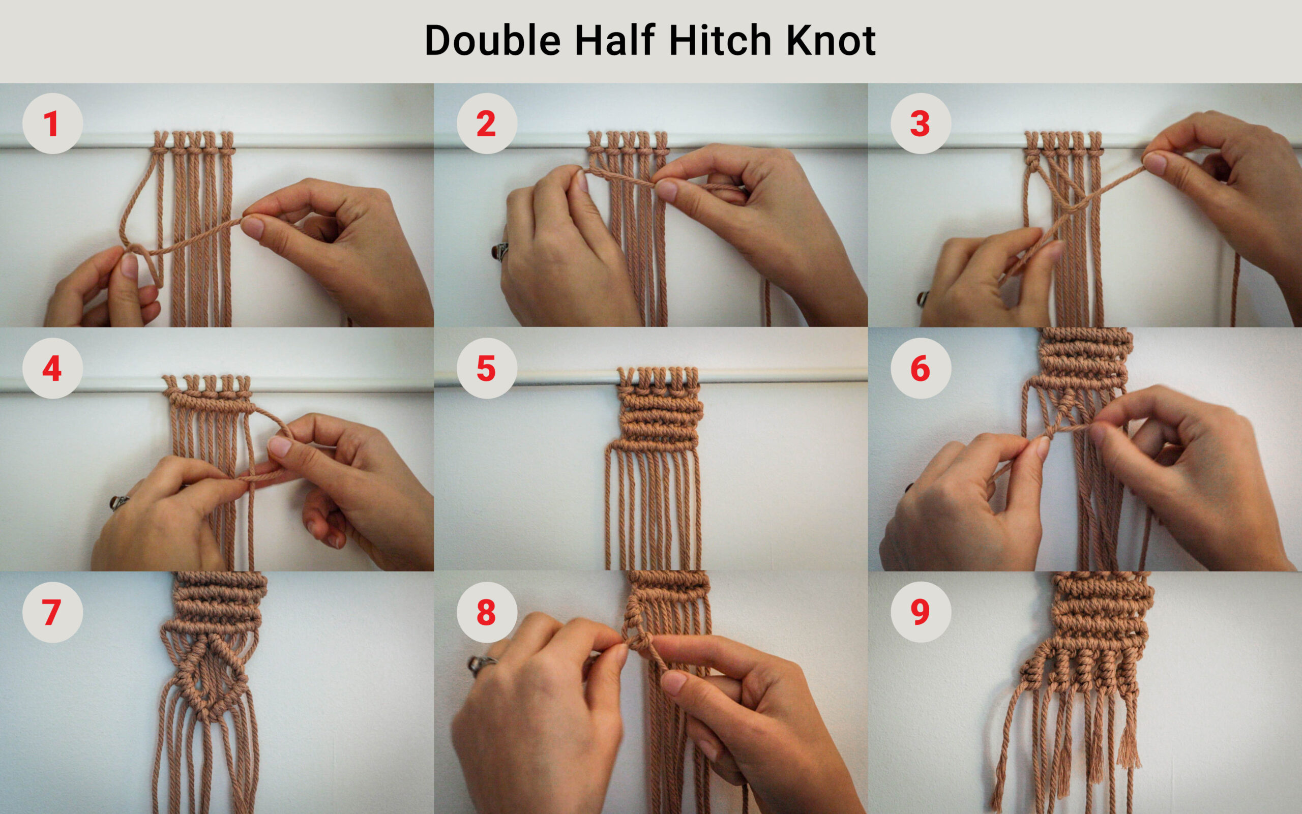 Half Hitch Knot (Macrame)