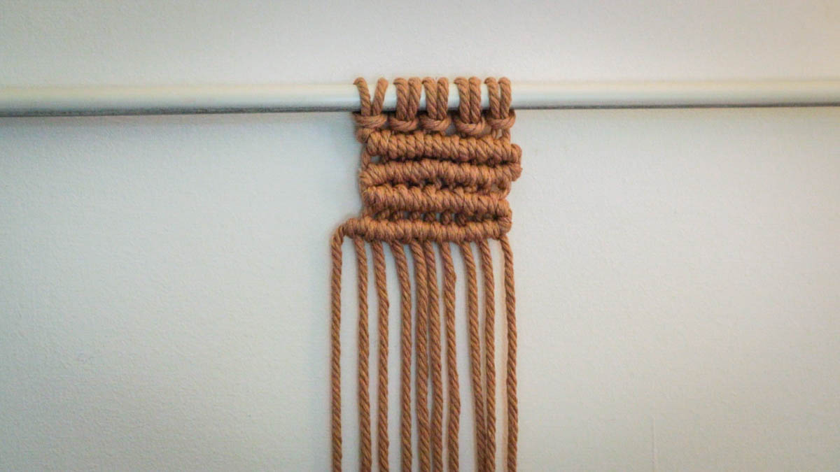 Half Hitch Knot (Macrame) Step 5