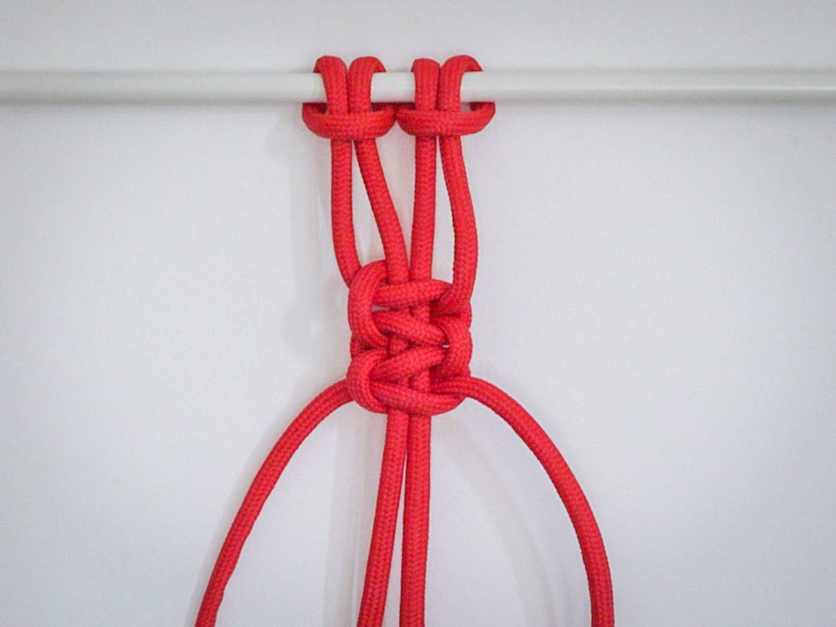 Macrame Square Knot Step8