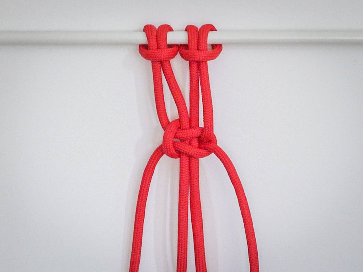 Macrame Square Knot Step 7