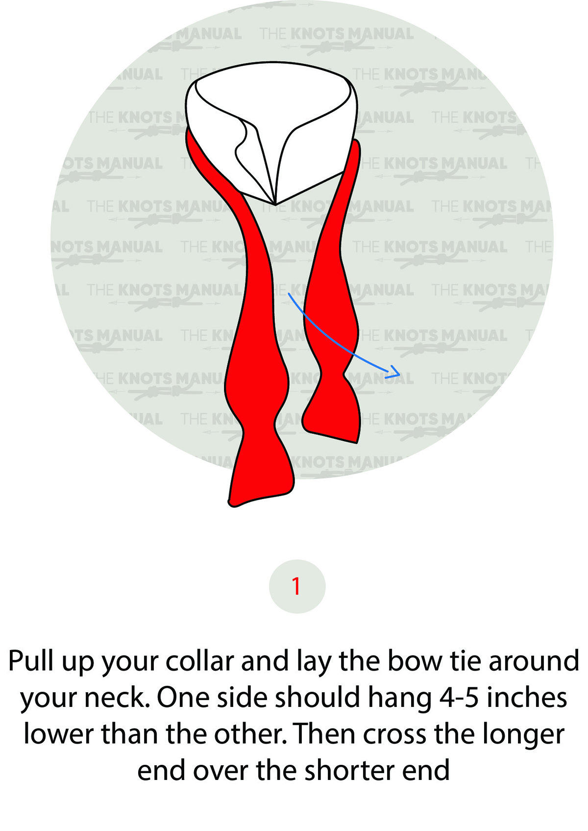 BowTie Knot Step 1