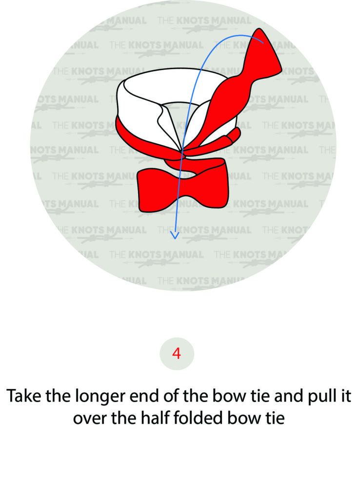 tying a bow tie knot