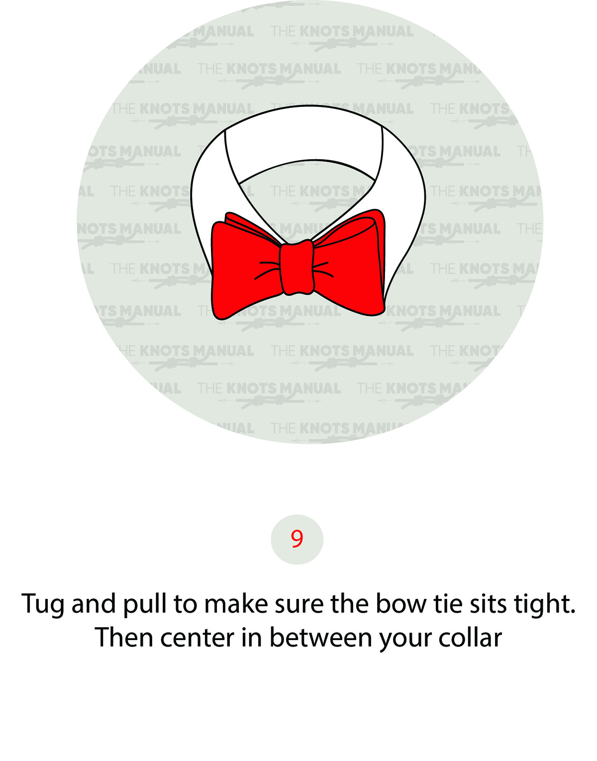 BowTie Knot Step 9