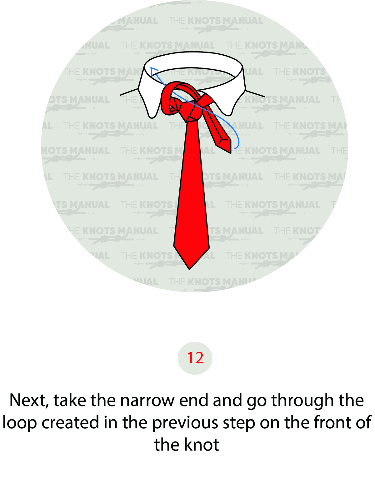Eldredge Knot Step 12