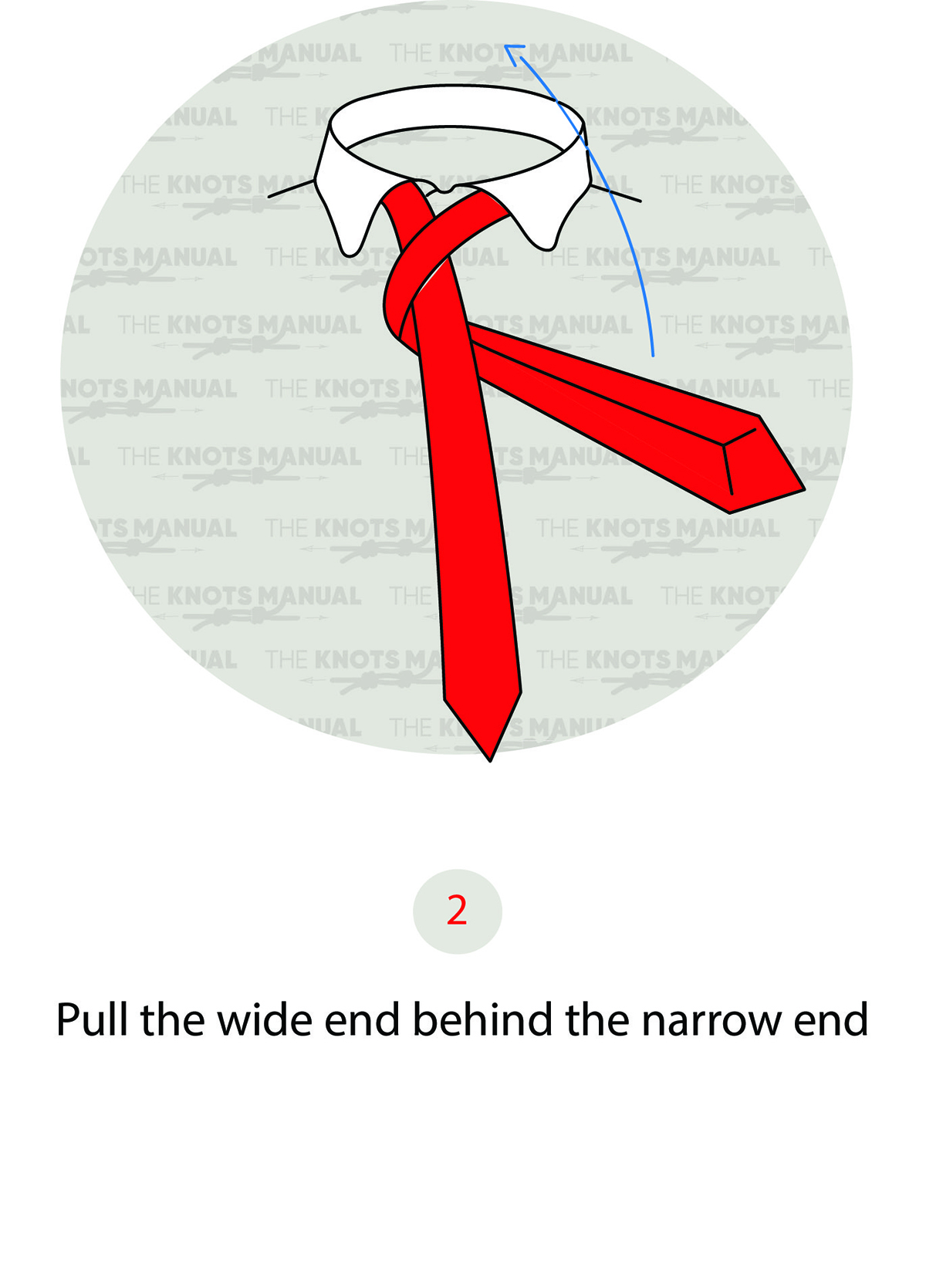 How To Tie A Half Windsor Knot Step 2