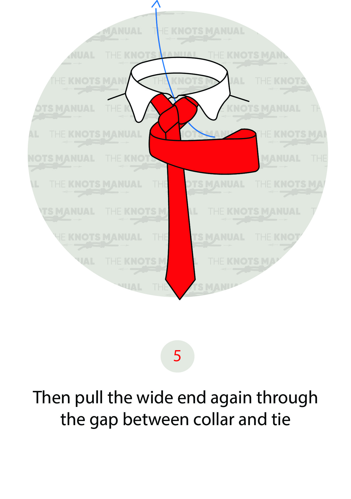 How To Tie A Half Windsor Knot Step 5
