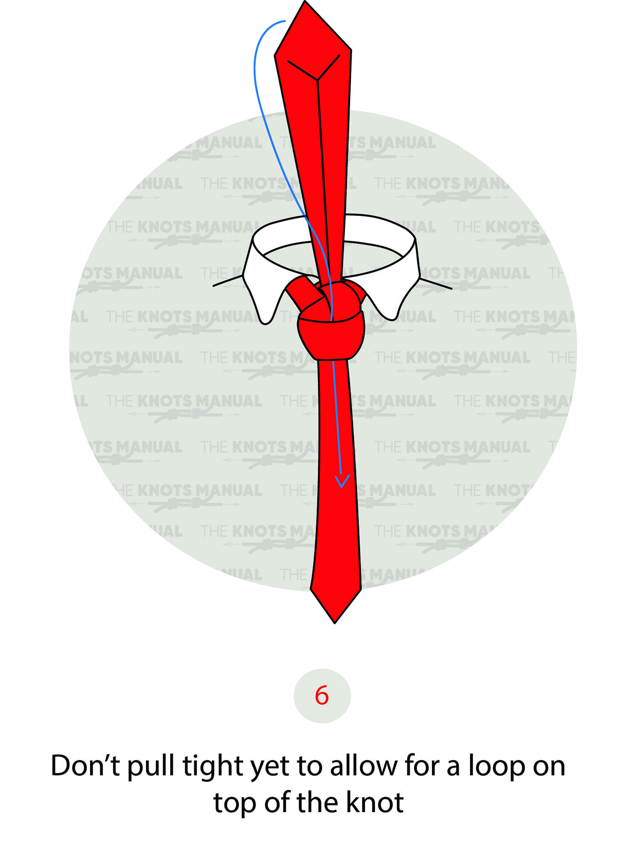 How To Tie A Half Windsor Knot Step 6