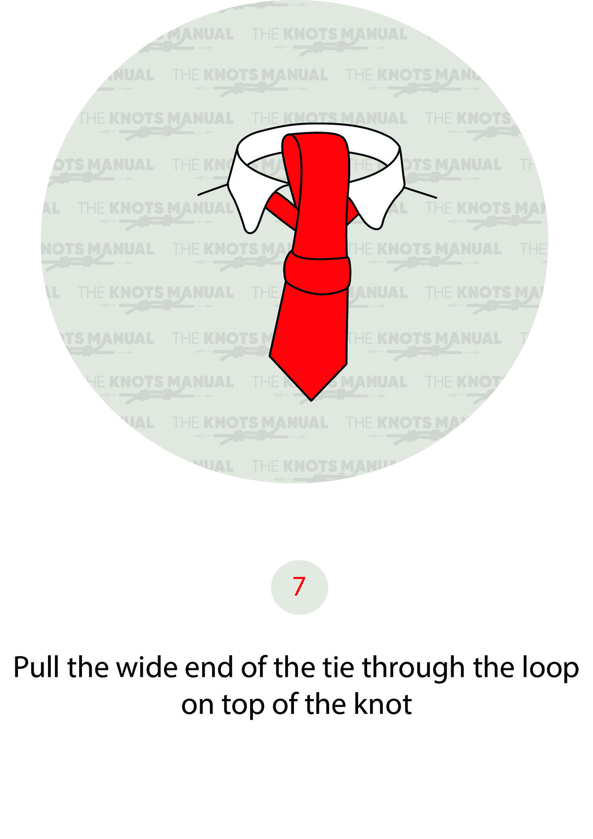 How To Tie A Half Windsor Knot Step 7
