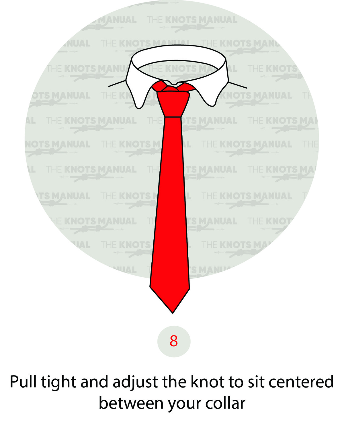 How To Tie A Half Windsor Knot Step 8