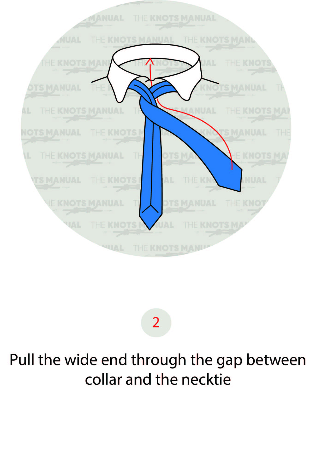 Manhattan Tie Knot Step 2