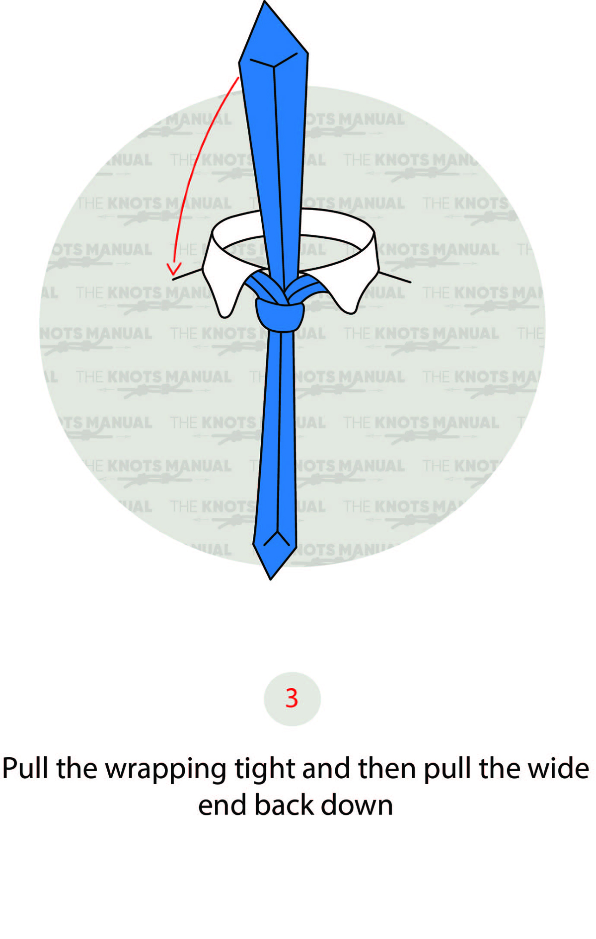 Manhattan Tie Knot Step 3