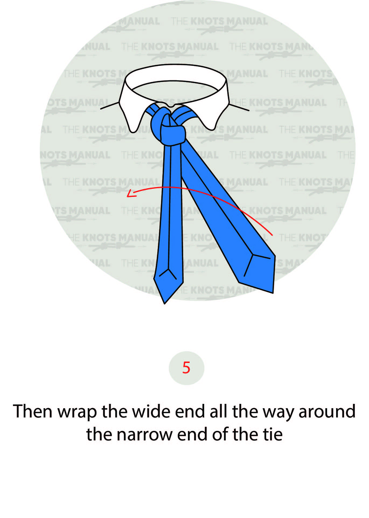 Manhattan Tie Knot Step 5