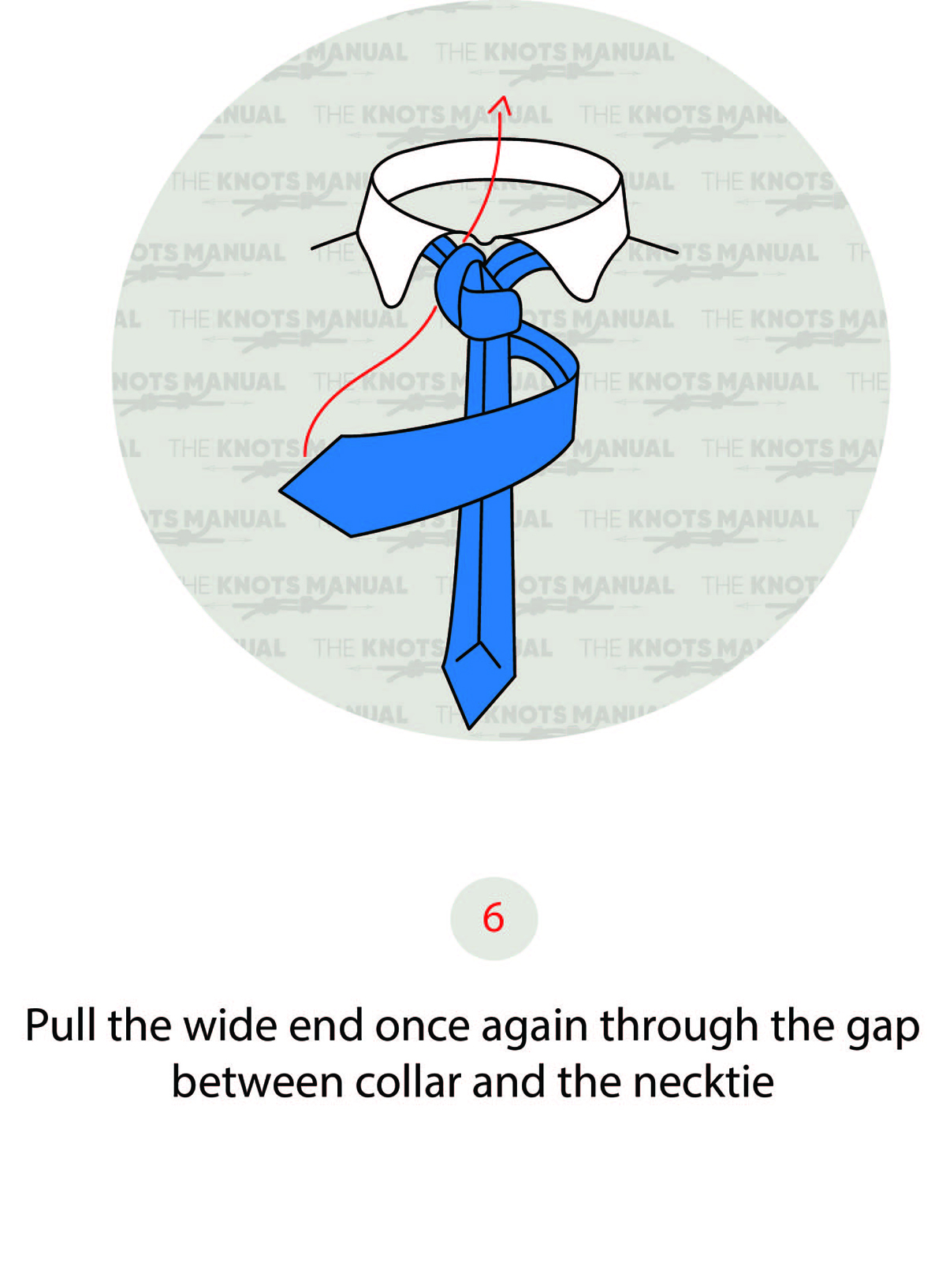 Manhattan Tie Knot Step 6