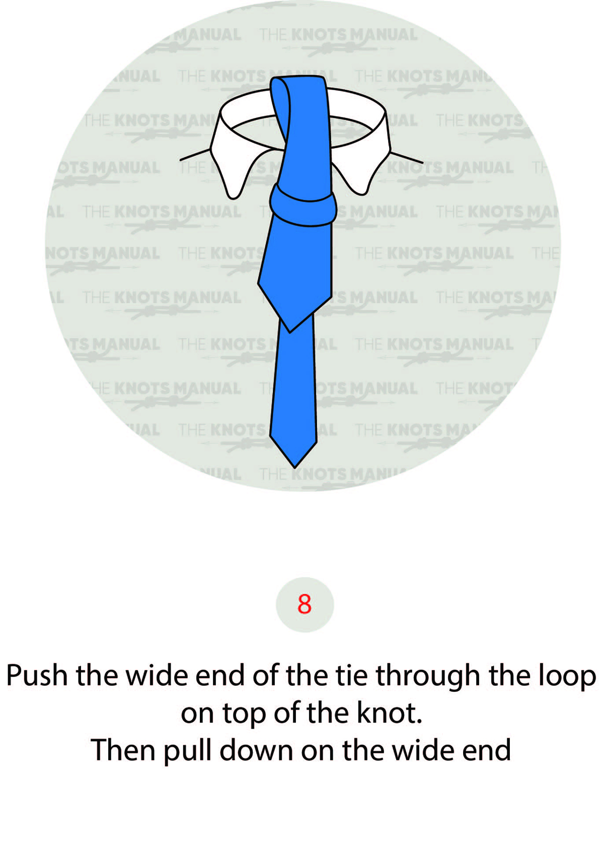 Manhattan Tie Knot Step 8