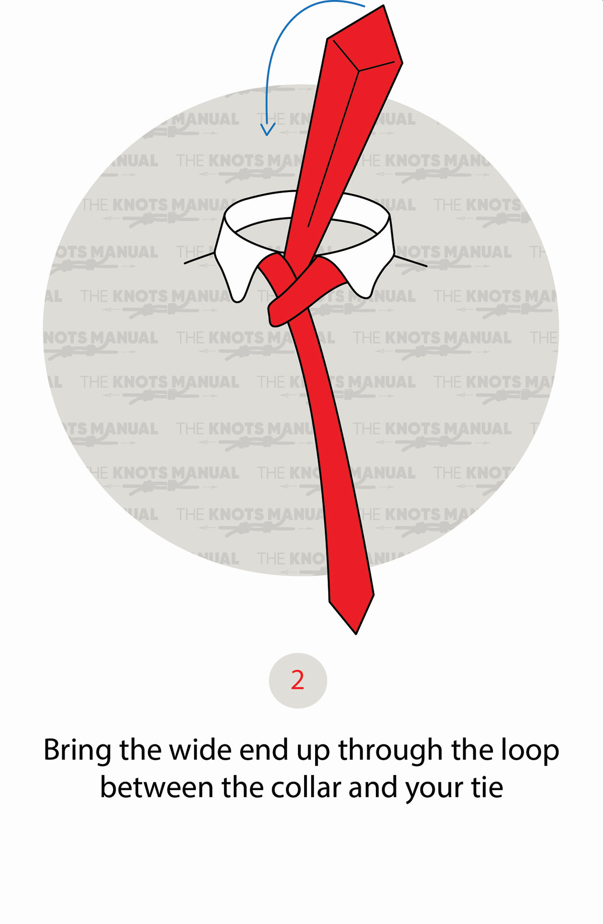 How To Tie A Windsor Knot Step 2