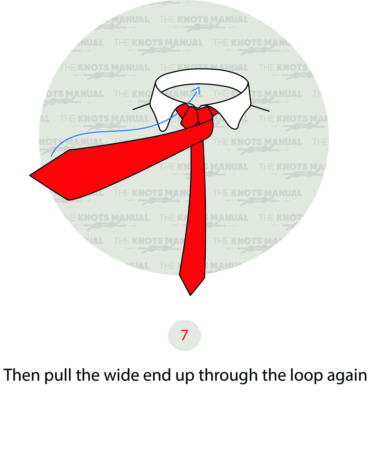 How To Tie A Windsor Knot Step 7