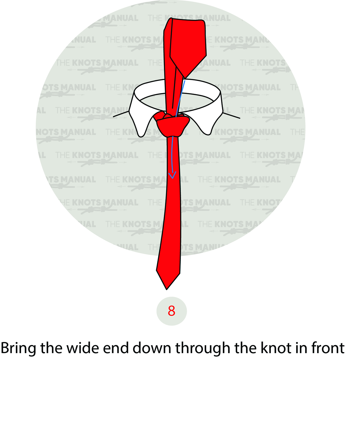 How To Tie A Windsor Knot Step 8